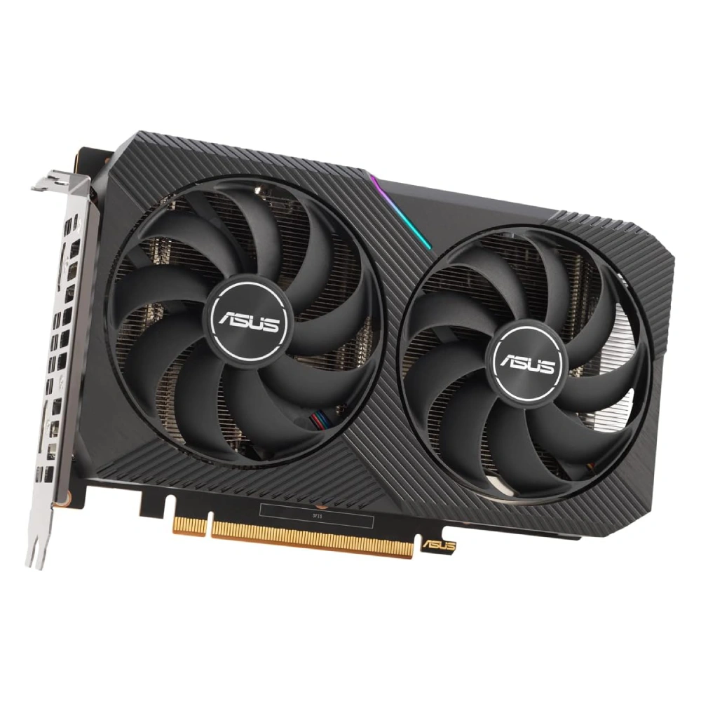 Asus Graphic Card Dual RX 6500 XT 4GB DDR6 V2 OC Dual Fan view 7